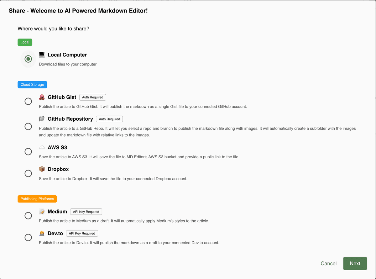 Revamped Share Experience: A Complete Guide to Export and Publishing