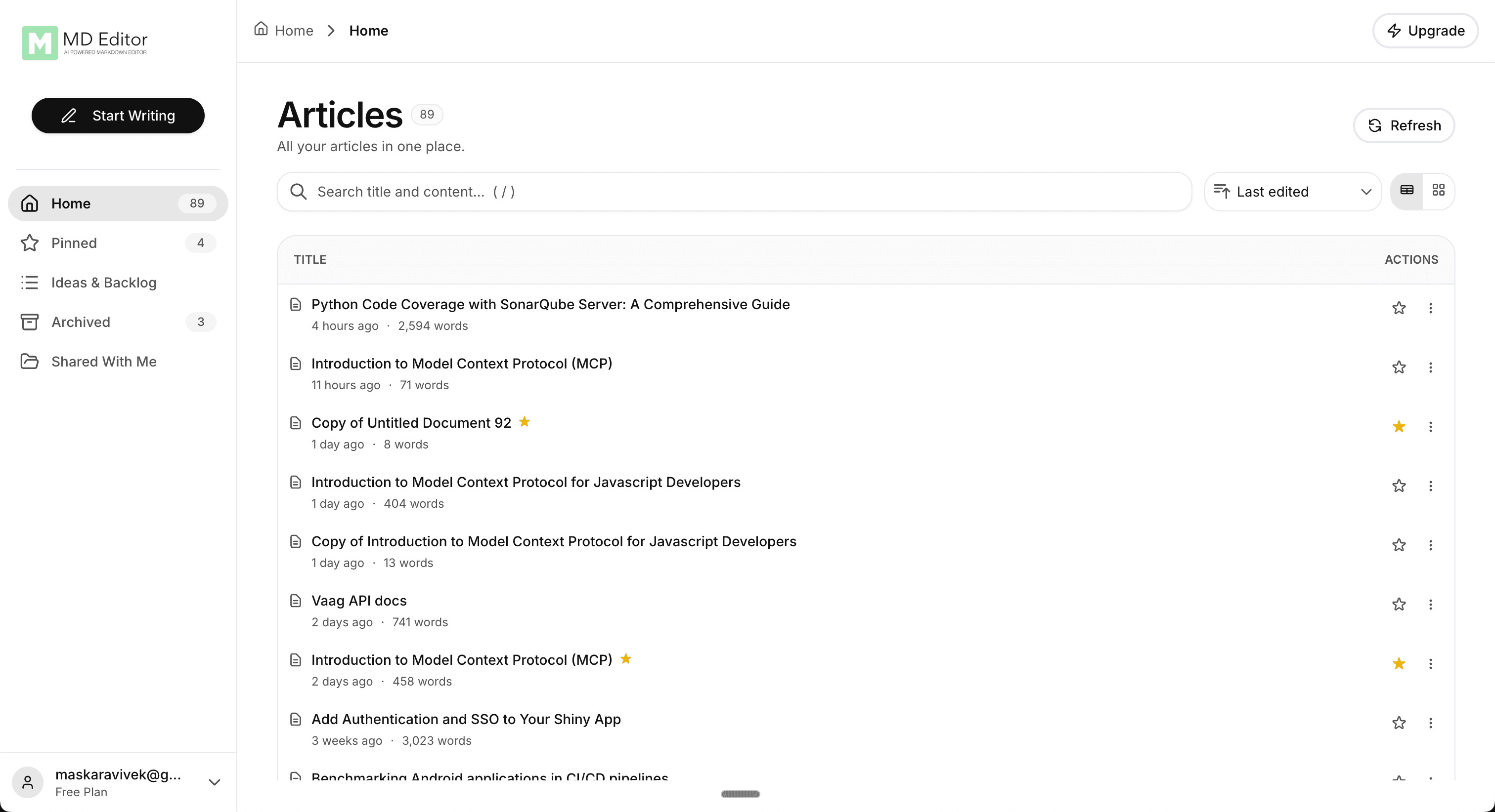 Revamped UI + Instant Dashboard Load