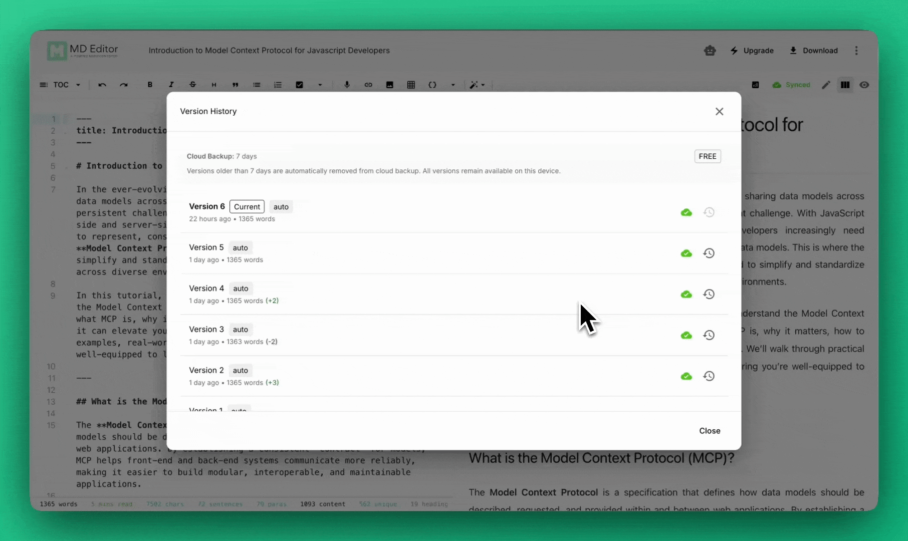 Reliability & Sync 1